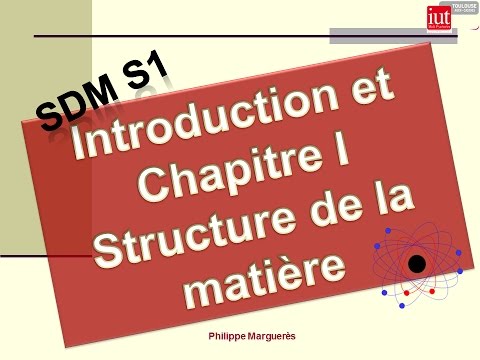 , title : 'Cours 1 de la Science des Matériaux pour le GMP / Intro et Chapitre 1: Structure de la matière'