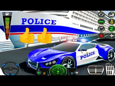 police muscle car cargo plane|enjoy a police game with police car driving|ik top gaming