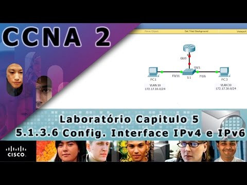 5.1.3.6 Packet Tracer - Configuring Router-on-Stick Inter VLAN Routing CCNA2 CAP.5 PT/BR