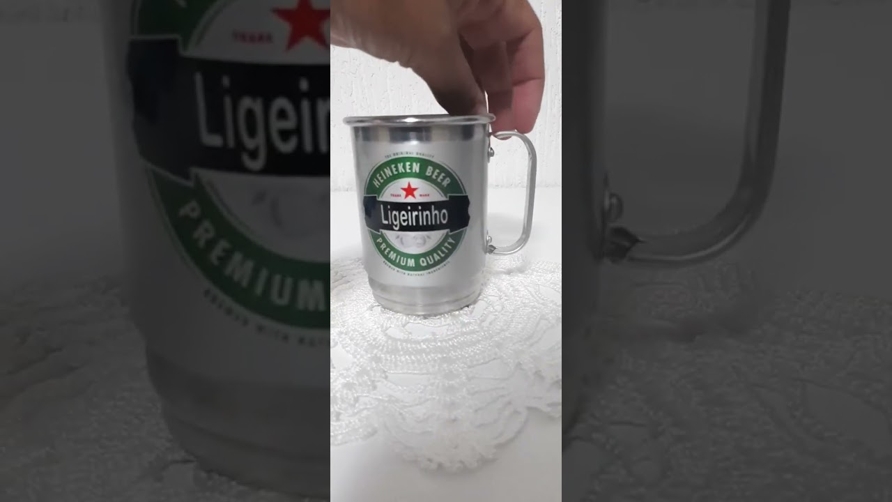 Caneca Personalizada Chopp Alumínio 500ml