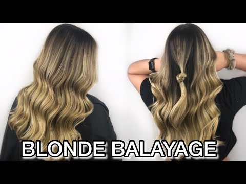 How to do a PERFECT BALAYAGE | Sandy Blonde Balayage...