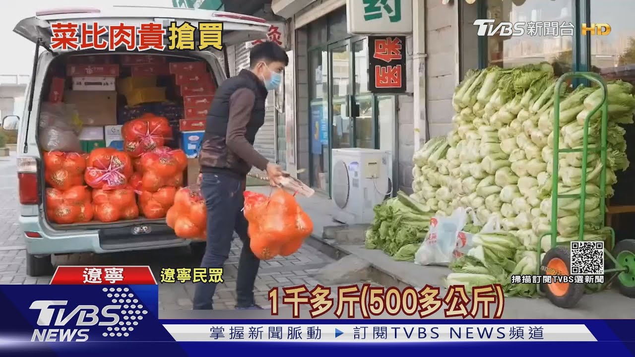 恐菜漲不停　遼寧大媽一口氣買500公斤白菜