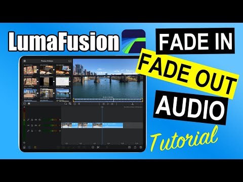 LumaFusion Tutorial - How To Fade Audio In And Fade Audio Out
