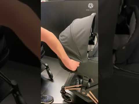 Cybex Priam 4.0 + Cloud Z2 I-size Matt black frame Karolina Kurkova One Love Bērnu Ratiņi 3in1