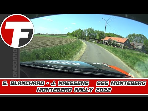Onboard | S. Blanchard - J. Naessens | SS5 Monteberg | Monteberg Rally 2022