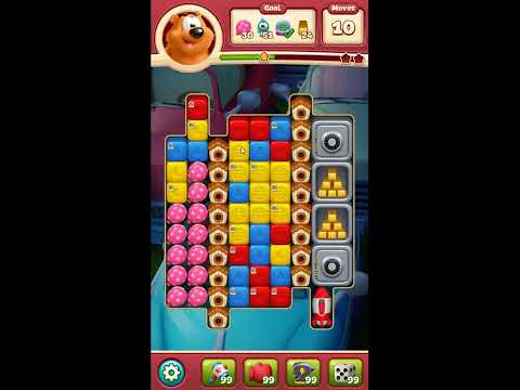 Toon Blast Level 8054 - NO BOOSTERS 🐻🐺🐱 | SKILLGAMING ✔️