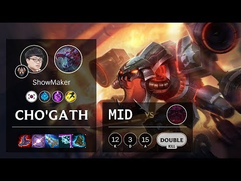 Cho'Gath Mid vs Ornn - KR Challenger Patch 10.4