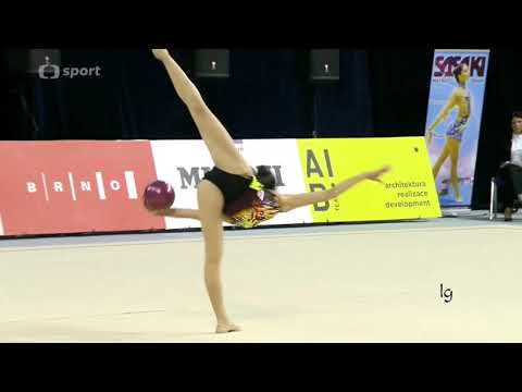 Elina Valieva Ball Final Grand Prix Brno 2017