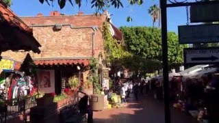 Olvera Street and Avila Adobe