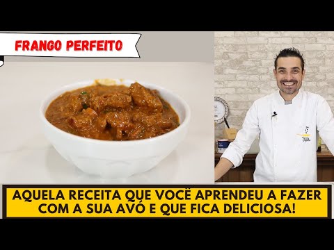 Uma receita de família! FRANGO ENSOPADO IGUAL O DA MINHA AVÓ