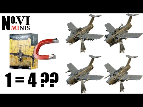 Magnetize Your Ork Flyer! Dakkajet, Burna-Bommer, Blitza-Bommer, Wazbom-Blastajet from one kit!