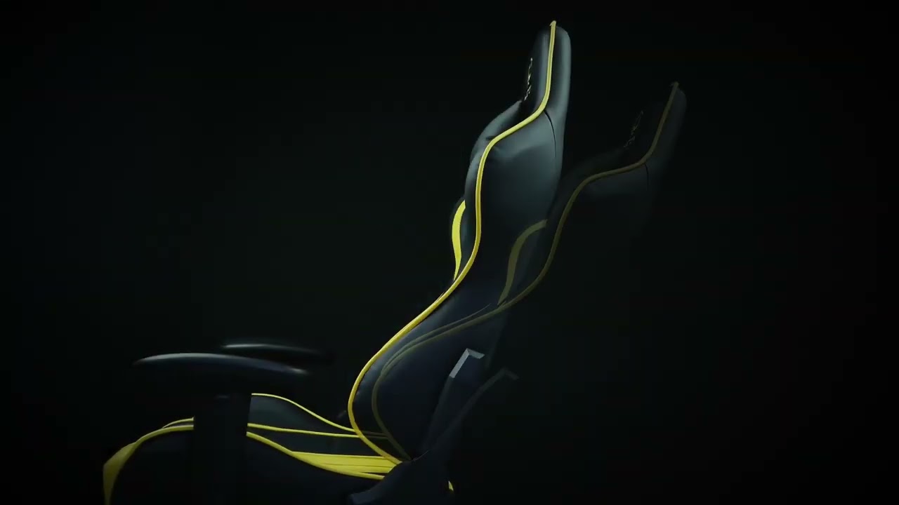 Ігрове крісло HATOR Sport Essential (Black/Yellow) HTC-908 video preview