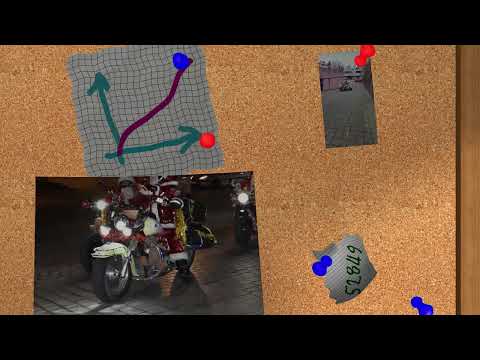 Die "riding Santas" auf ihrer Tour 2022 - Harleyluja