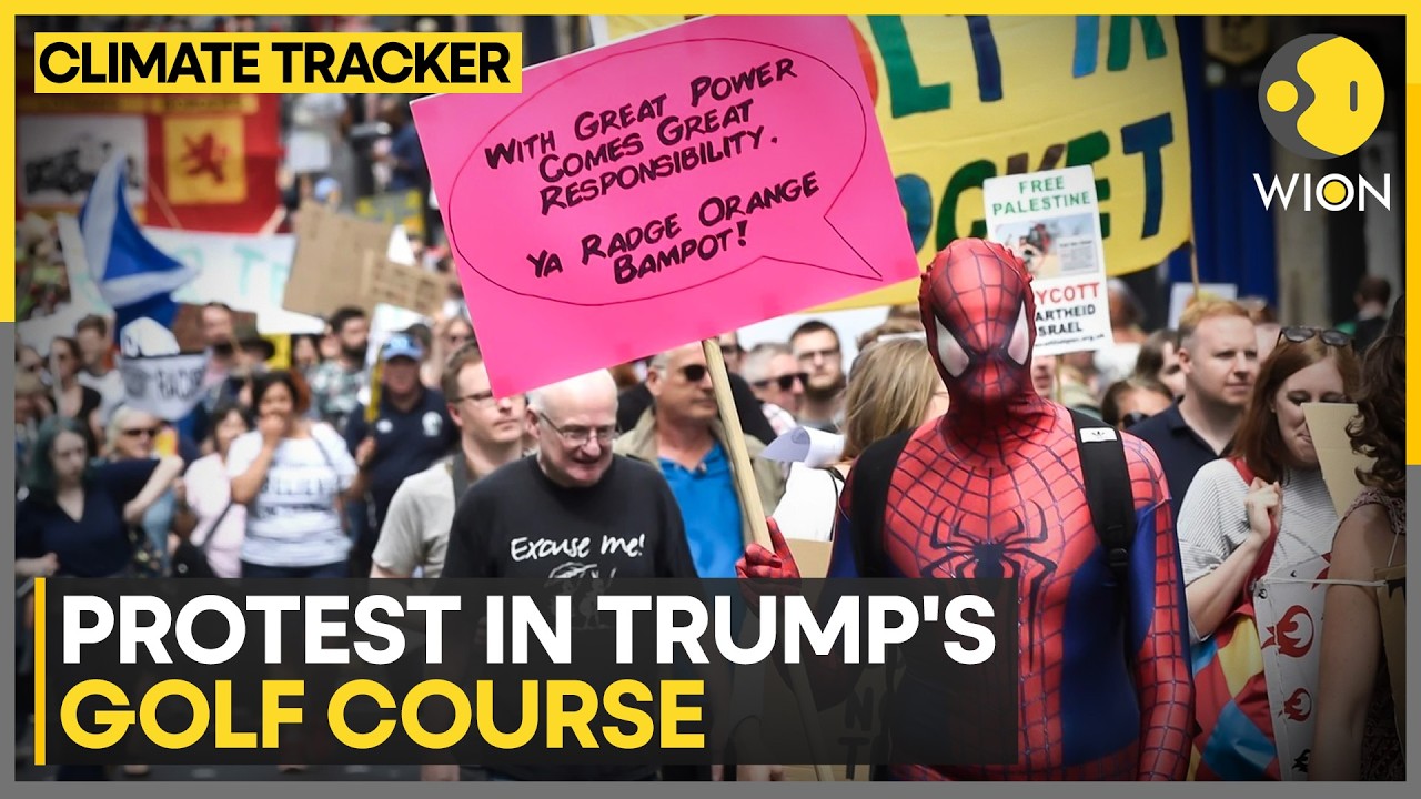 Scotland: Signs Show 'Choose Wind Dump Trump' | WION Climate Tracker