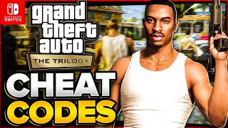 How to Activate Cheats in GTA Trilogy on Switch: GTA 3, Vice City & San Andreas | GTA BOOM