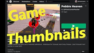 How to Upload and Set Thumbnails for your Roblox Game (latest dashboard update)