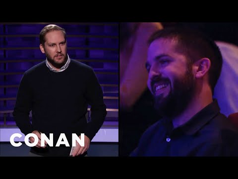 Kyle Ayers Steals An Audience Member's Identity | CONAN on TBS
