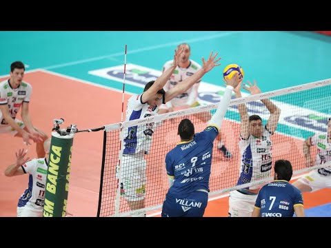 Highlights di Itas Trentino-Leo Shoes PerkinElmer Modena 2-3 (20° turno di SuperLega)
