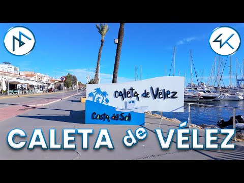 🌴 Walking Tour Caleta de Vélez in Vélez-Málaga, Spain 🇪🇸 | 4K
