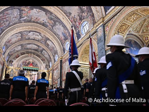 Quddiesa f'Jum il-Pulizija mill-Konkatidral ta' San Ġwann il-Belt Valletta - 12 de julho de 2023