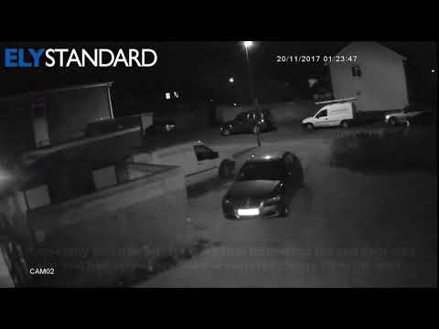 Caught on camera: Littleport man’s CCTV shows intruders searching his van for tools - Ely Standard