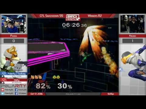 CFL Smackdown 99 Melee - Panda (Fox) vs Krudo (Sheik) - Winners R2