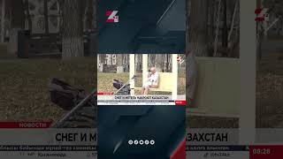 Резкое ухудшение погоды ожидается в Казахстане #погода #снег