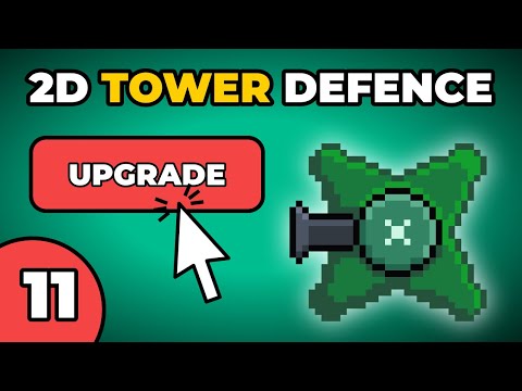 TURRET UPGRADES - Build a 2D Tower Defence Game in Unity #11