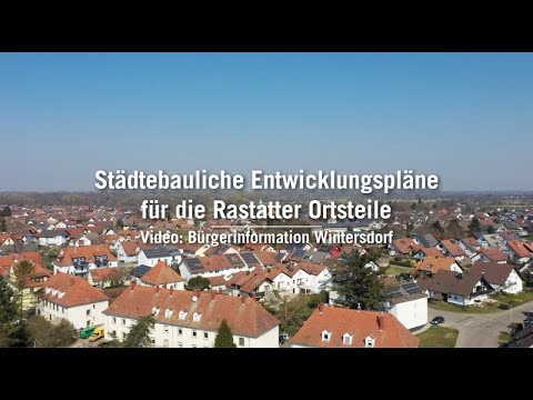 Wintersdorf: Städtebauliches Entwicklungskonzept für den Rastatter Ortsteil