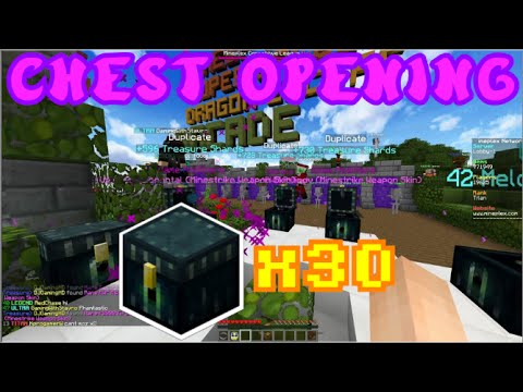 Opening 30 Mythical Chests - Mineplex Chest Opening