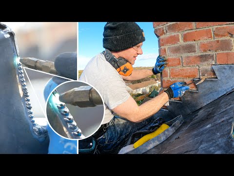 LEAD STEP FLASHINGS, SOAKERS & APRONS with bonus welding footage!