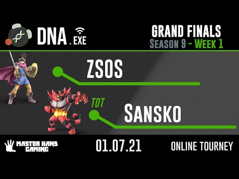 DNA.EXE S9:W1 - ZSOS (Hero) Vs. TDT | Sansko (Ganon, K Rool, Bowser, Incineroar) - Grand Finals