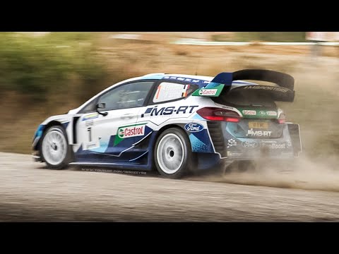 Adrien Fourmaux at RallyLegend w/ a M-Sport Ford Fiesta WRC Plus: Jumps, Burnouts & Sound!