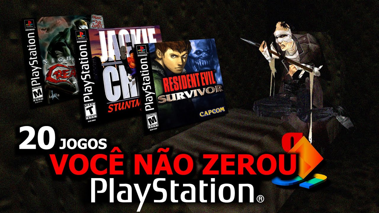TOP 20 Jogos de PS1 que VOCÊ NÃO ZEROU