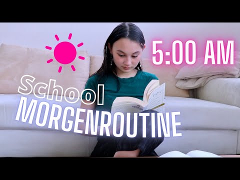 meine PRODUKTIVE & REALISTISCHE Morgenroutine vor der Schule