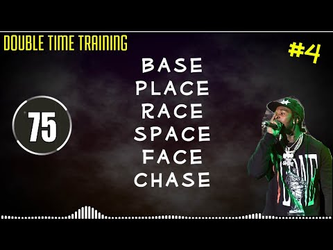 DOUBLE TIME TRAINING #4 - Freestyle Battle Beat Training - Rap Beat for Improvising with Words