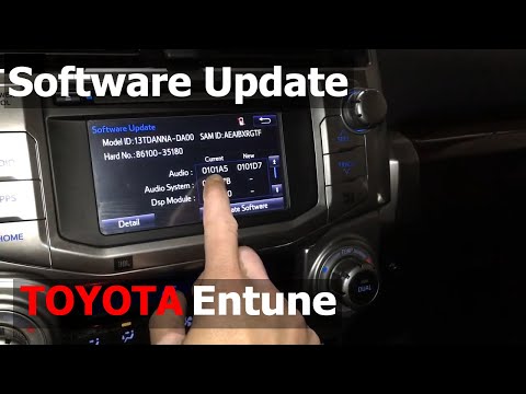 How To Update Toyota Entune Audio System Software -...