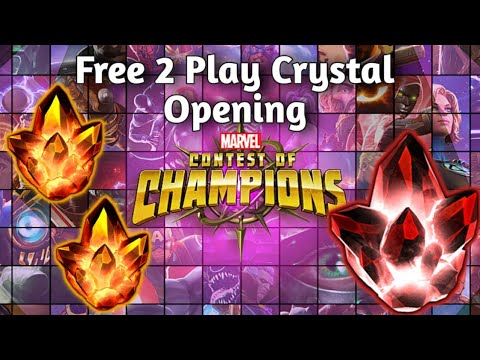 Free 2 Play 5* & 4* Crystal Opening | Marvel Contest of Champions