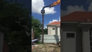 Búa Rung Ép Cọc Bê Tông Nhà Dân