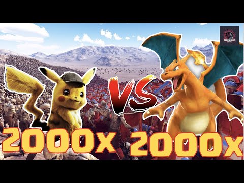 2000 Pikachu VS 2000 Charizard: Ultimate Epic Battle Simulator