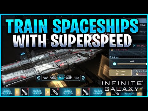 Train Spaceships in SUPERSPEED 👽 - Infinite Galaxy