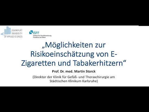 3. Fachtagung E-Zigaretten – Teil 3 - Prof. Dr. med. Martin Storck