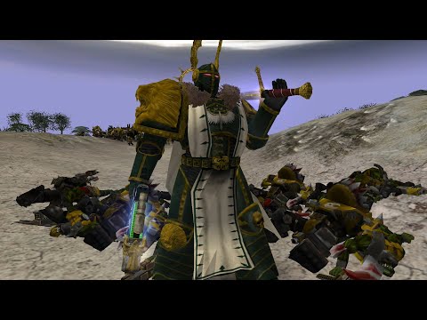 Adeptus Mechanicus & Dark Angels vs Orks - Survival - Unification Mod - WH 40K Dawn Of War Soulstorm