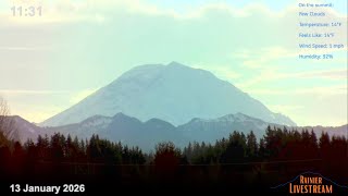 🌄 Mount Rainier Special All Day Livestream Broadcast - Is the Mountain Out