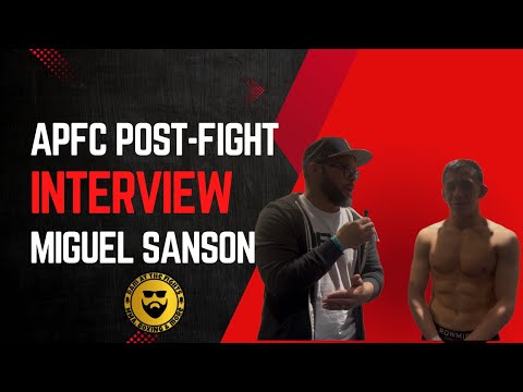 Miguel Sanson On Using People’s Elbow In APFC 16 Victory Over Chris Johnson, ‘This Is An Entertainer’s Sport’