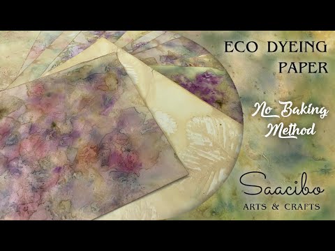 Eco Dyeing Paper - No Baking Method