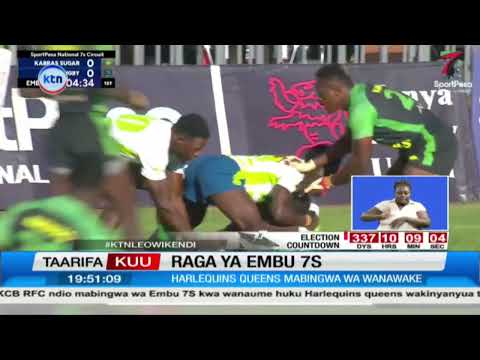 KCB RFC Yatwaa Ubingwa wa Embu 7s Baada ya Kuichapa Kabras Sugar 12-10
