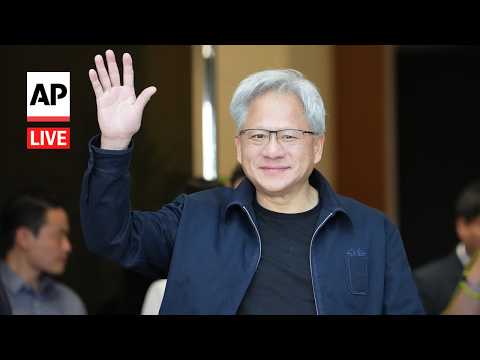 LIVE: Nvidia CEO Jensen Huang arrives in South Korea
