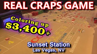 AWESOME LOCALS CASINO! - Live Craps Game #52 - Sunset Station, Las Vegas, NV - Inside the Casino