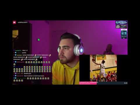 LosPollosTV reacts to part of DaddyMeek21’s garbage diss track